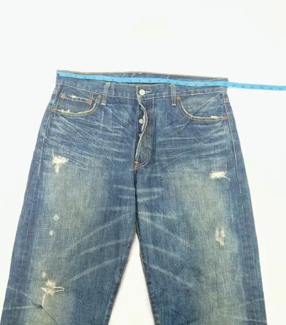 Levi's Vintage Levi's 501 Distressed Jeans 36x32 Size US 36 / EU 52 - 3 Thumbnail