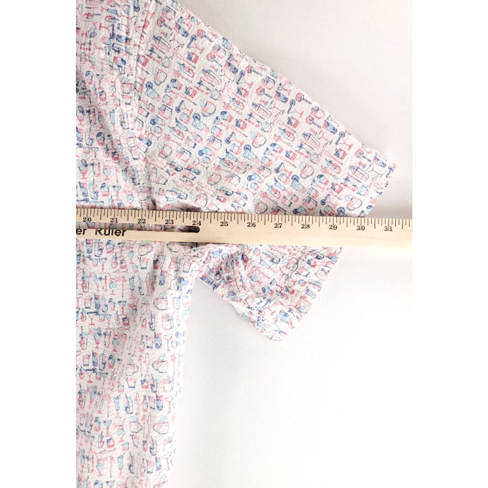 Tommy Bahama Tommy Bahama Hawaiian Shirt Cocktails Button Up Nova Wave White XL Mens Short Sleeve Multicolor Size US XL / EU 56 / 4 - 5 Thumbnail