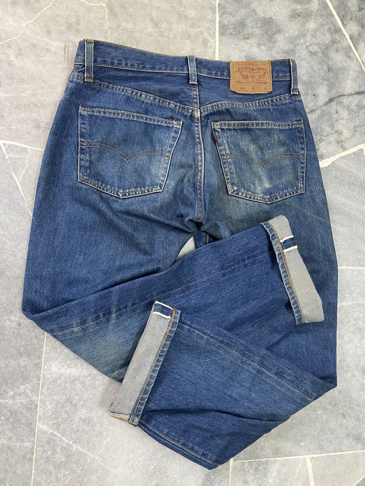 Levi's Vintage 70s Levis 501 Big E Selvedge jeans Size US 30 / EU 46 - 9 Thumbnail