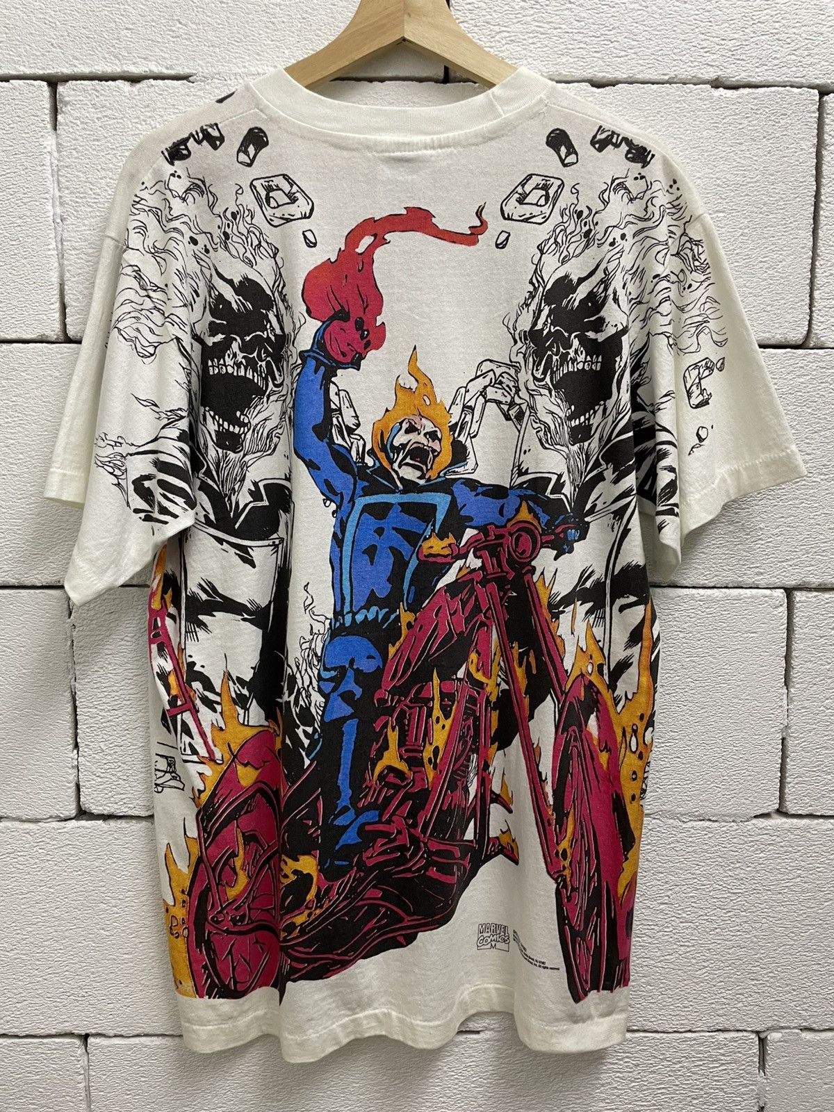 Marvel Comics Custom Overprint Ghost Rider Tee Size US L / EU 52-54 / 3 - 8 Thumbnail