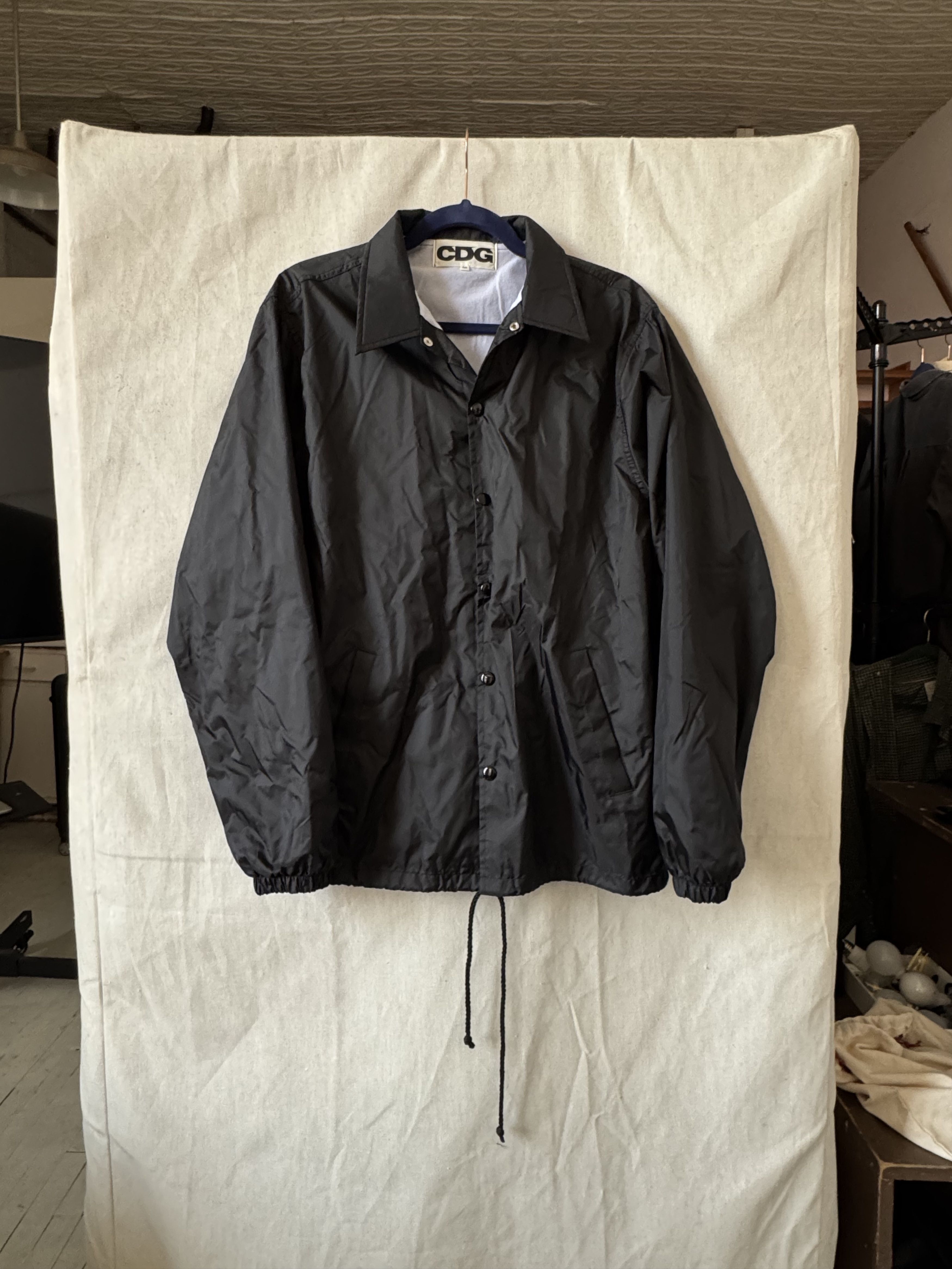 Comme des Garcons × Stussy CDG X Stussy Coach Jacket (FW21) | Grailed