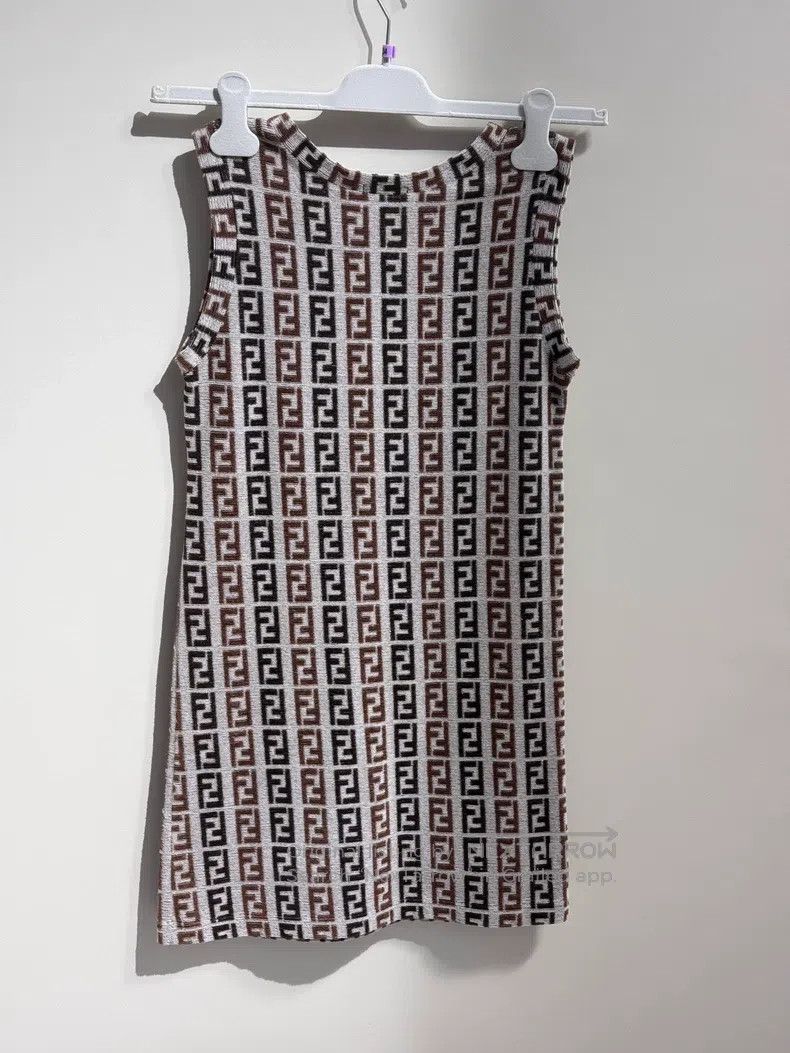 Fendi Fendi Monogrammed Vest Dress with No Sleeves Size XS / US 0-2 / IT 36-38 - 2 Thumbnail