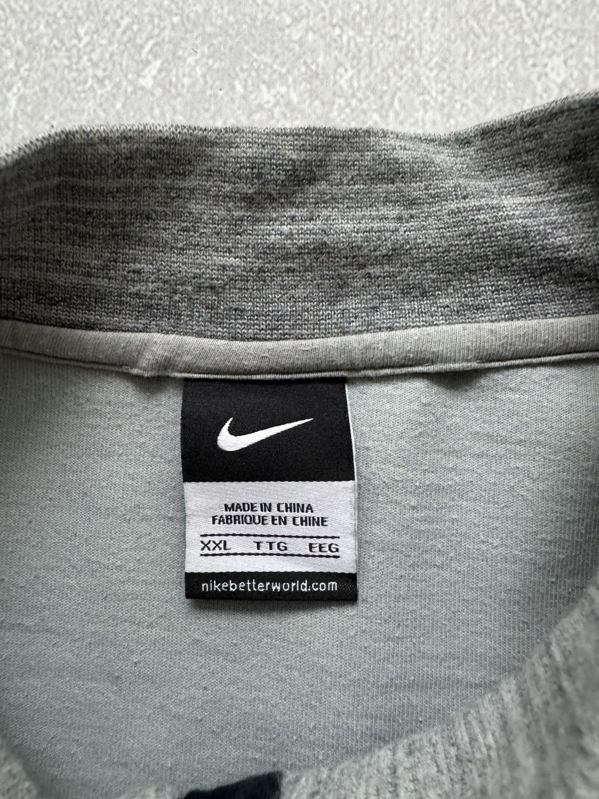 Nike Vintage Nike England Gray Training Tech Fleece Jacket Size US XXL / EU 58 / 5 - 10 Thumbnail