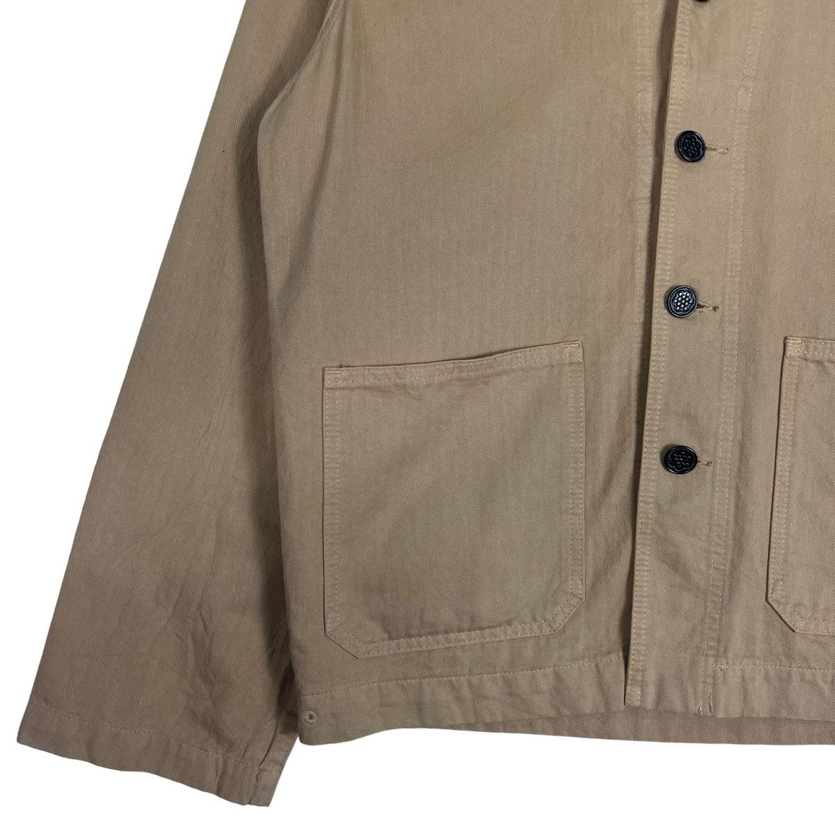 Beams Plus 🔥 BEAMS HARD WEAR BROWN HBT HOODIES JACKET Size US M / EU 48-50 / 2 - 4 Thumbnail