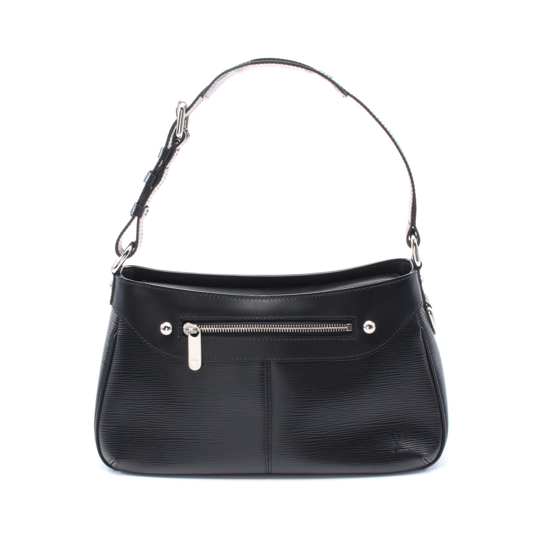Louis Vuitton Turen Pm Epi Noir Shoulder Bag Leather Black, Women's
