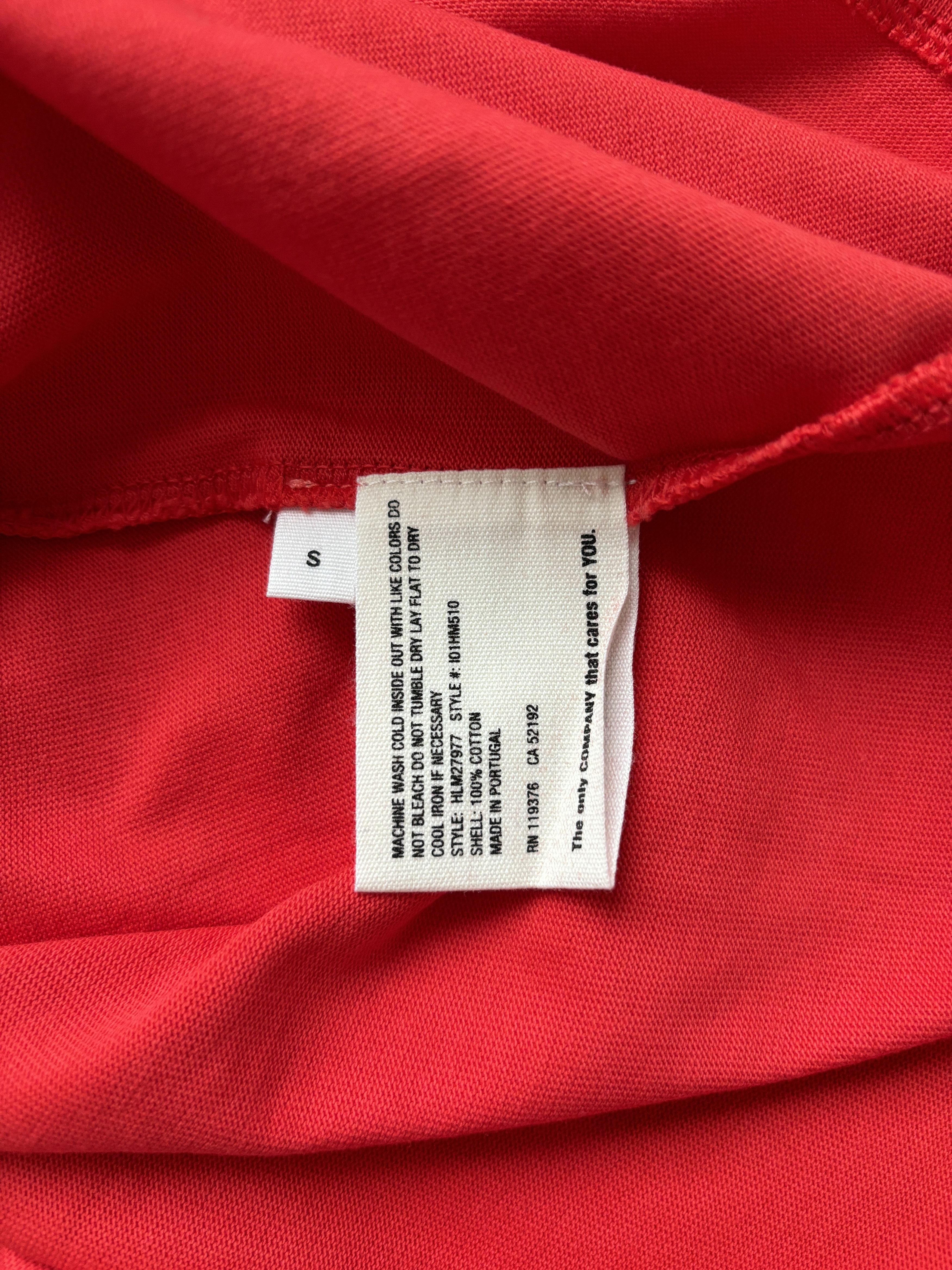Helmut Lang ⚡️QUICK SALE⚡️Helmut Lang Oversized Red Crew Neck T-Shirt Size US S / EU 44-46 / 1 - 4 Thumbnail