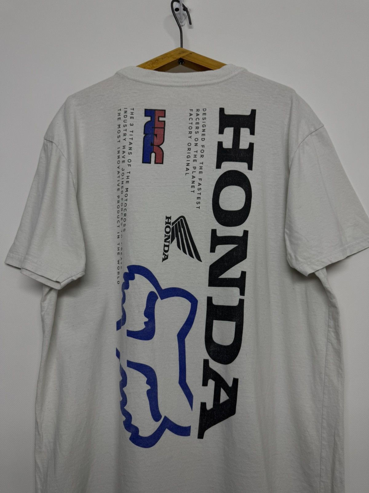 Fox Racing Vintage Y2k Honda Racing Fox T-Shirt 00’s Size US M / EU 48-50 / 2 - 4 Thumbnail