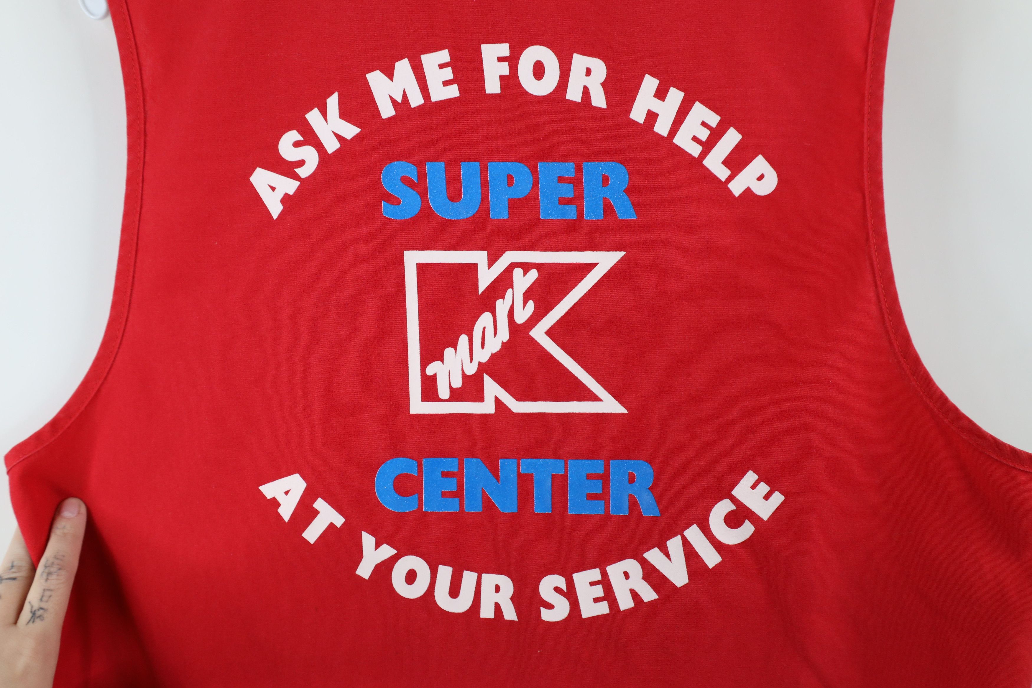 Vintage Vintage 90s Streetwear Super K Mart Center Greeter Vest Size US L / EU 52-54 / 3 - 10 Thumbnail