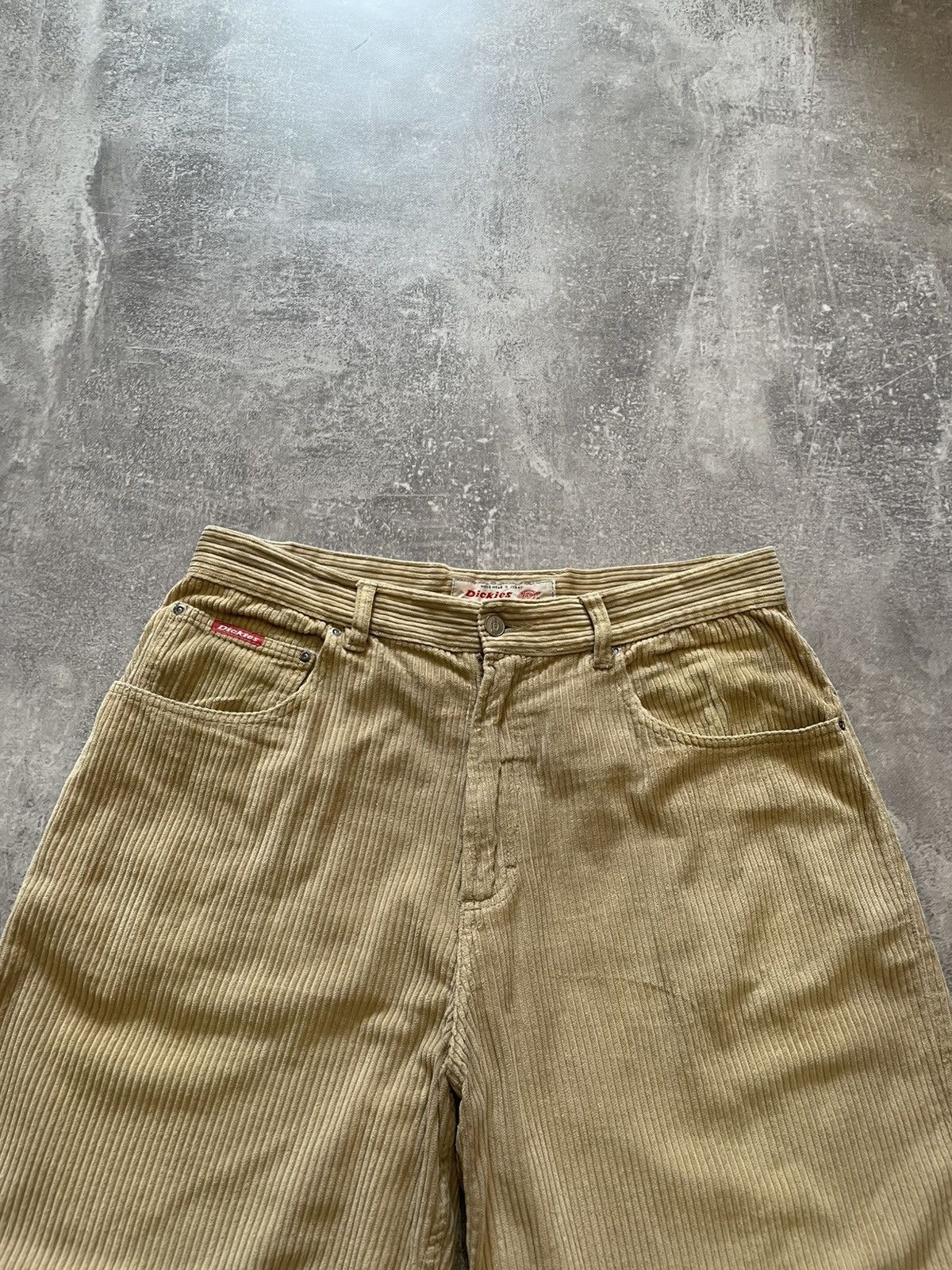 Dickies × Vintage Vintage Dickies Baige Velvet Big Daddy Buggy Shorts 34 Size US 34 / EU 50 - 3 Thumbnail