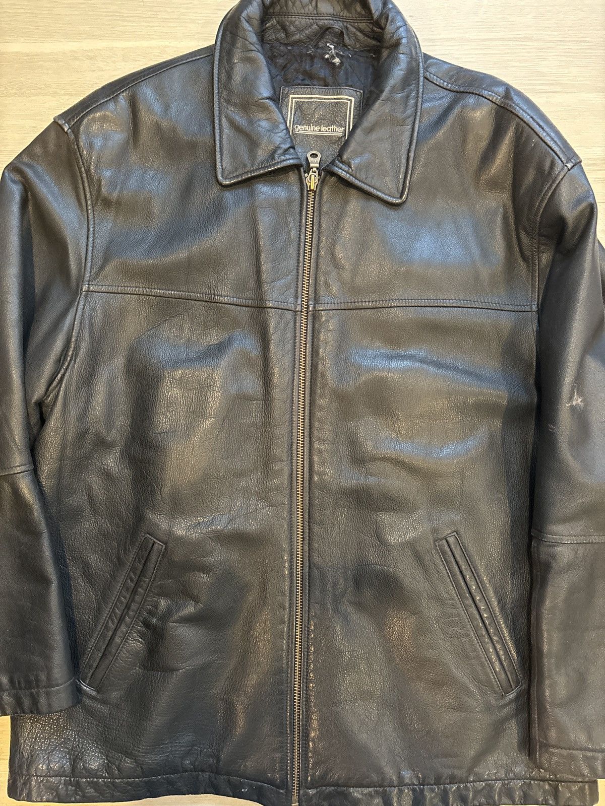 Angelo Litrico Angelo Litrico Genuine Leather overcoat Size US L / EU 52-54 / 3 - 2 Thumbnail