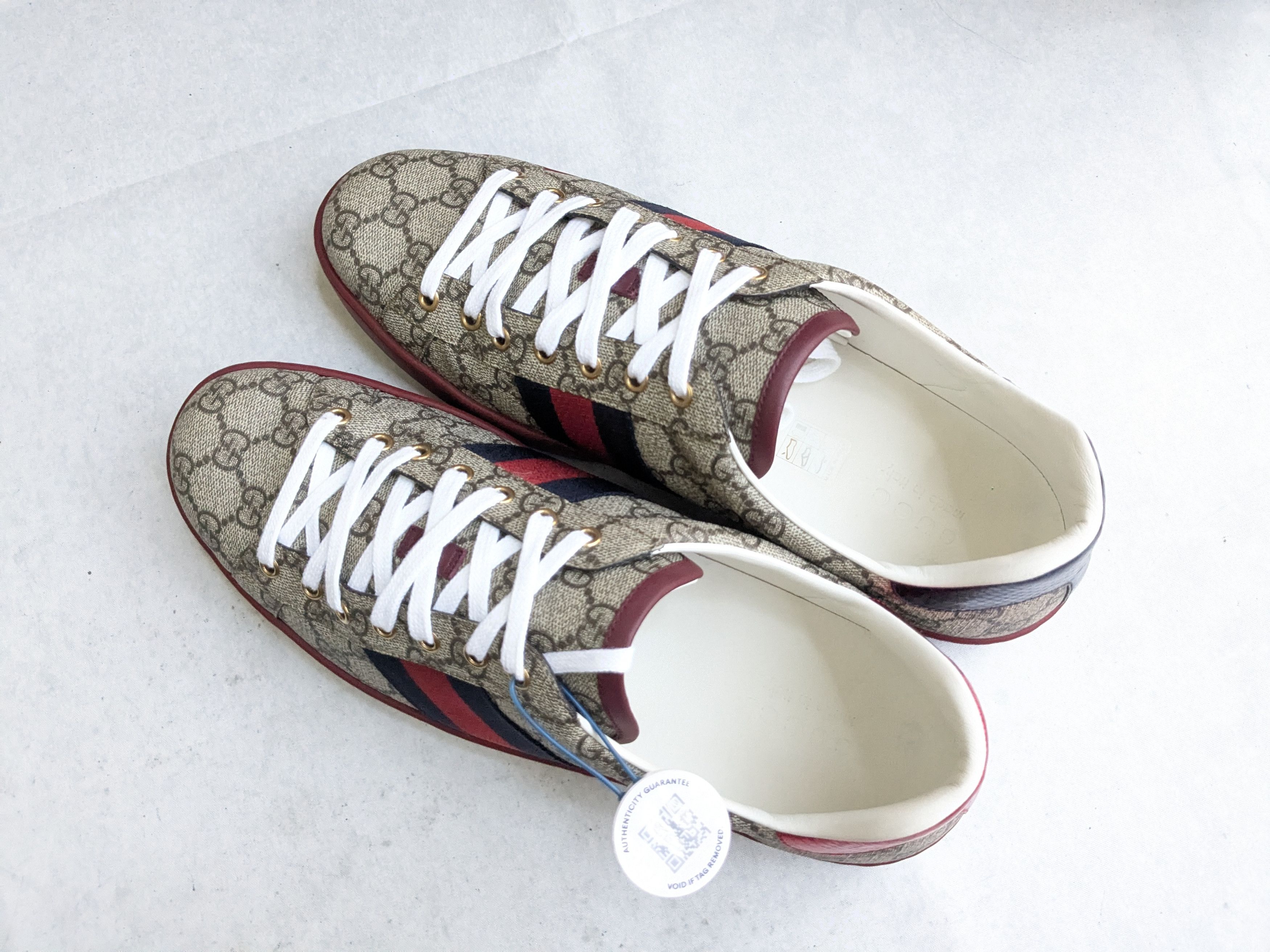 Gucci Gucci Ace Supreme Sneakers 12.5 Monogram Canvas Logo GG Size US 12.5 / EU 45-46 - 11 Thumbnail
