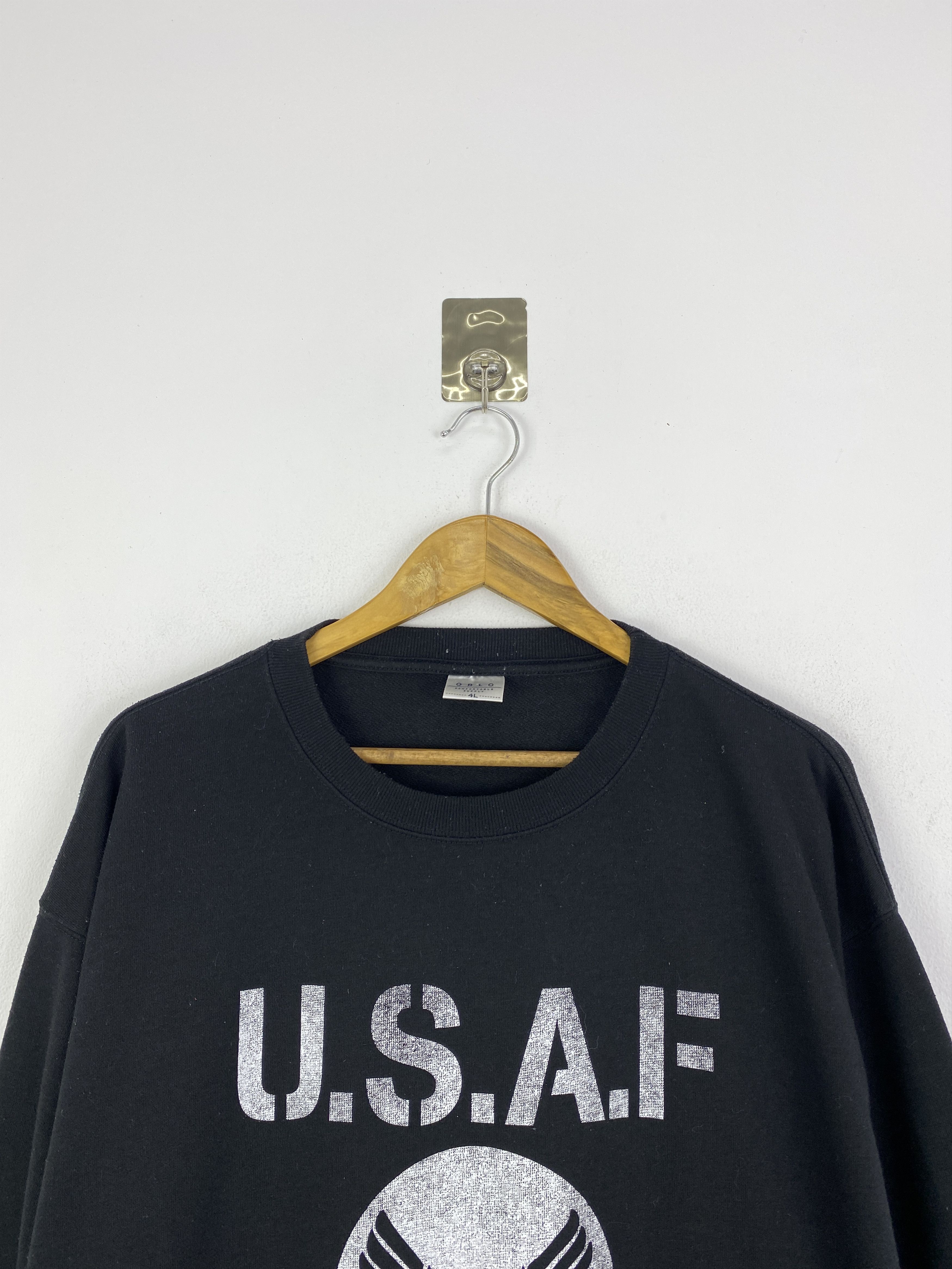 Japanese Brand Vintage U.S.A.F Andrews A.F. Base Sweatshirt SH0153 Size US XXL / EU 58 / 5 - 2 Thumbnail