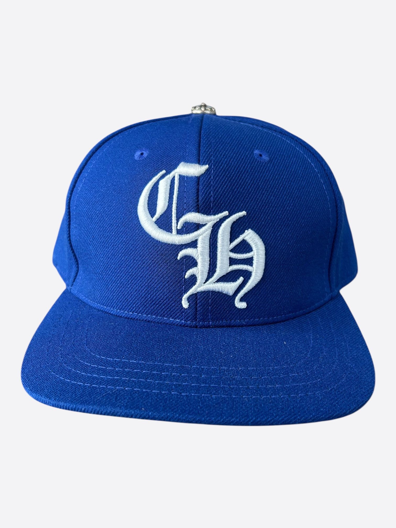 Chrome Hearts Chrome Hearts Blue & White CH Logo Hat Size ONE SIZE - 1 Thumbnail