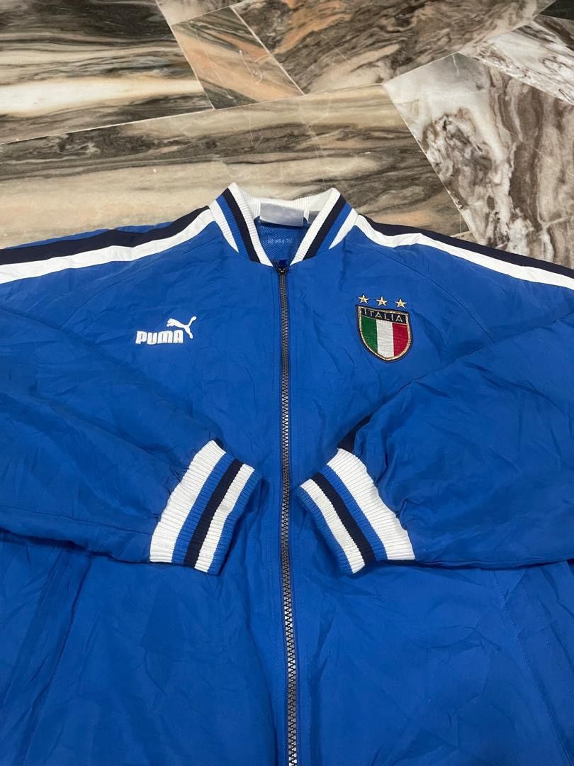 Puma Vintage 90s Puma Italy World Cup Football Jacket Size US M / EU 48-50 / 2 - 7 Thumbnail