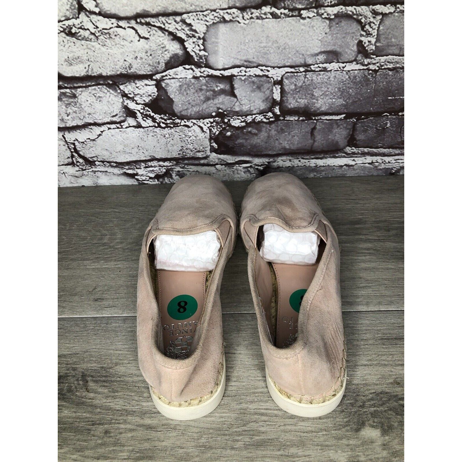 Vince Camuto VINCE CAMUTO Tambie Blush Pink Suede Leather Espadrille Loaf Size US 8 / IT 38 - 5 Thumbnail