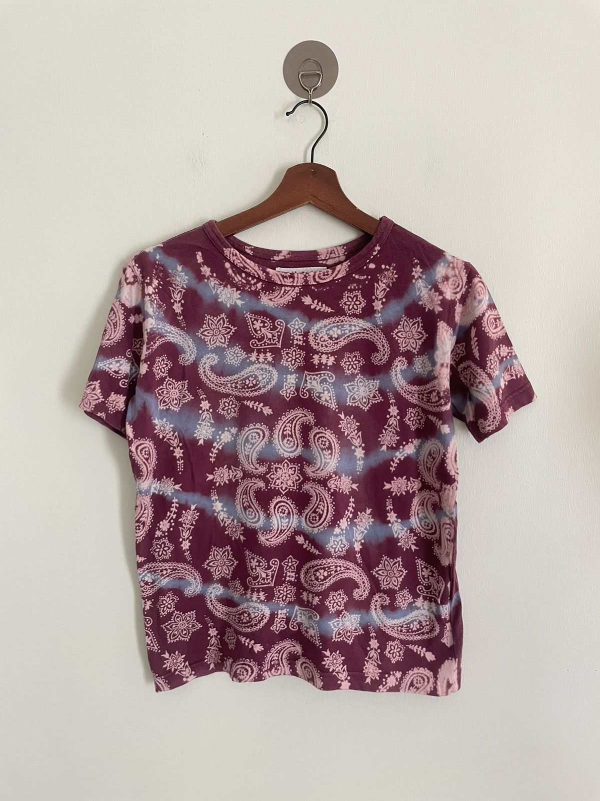 image of John Bull x Vintage Johnbull Pasley T-Shirt in Red/Purple, Women's
