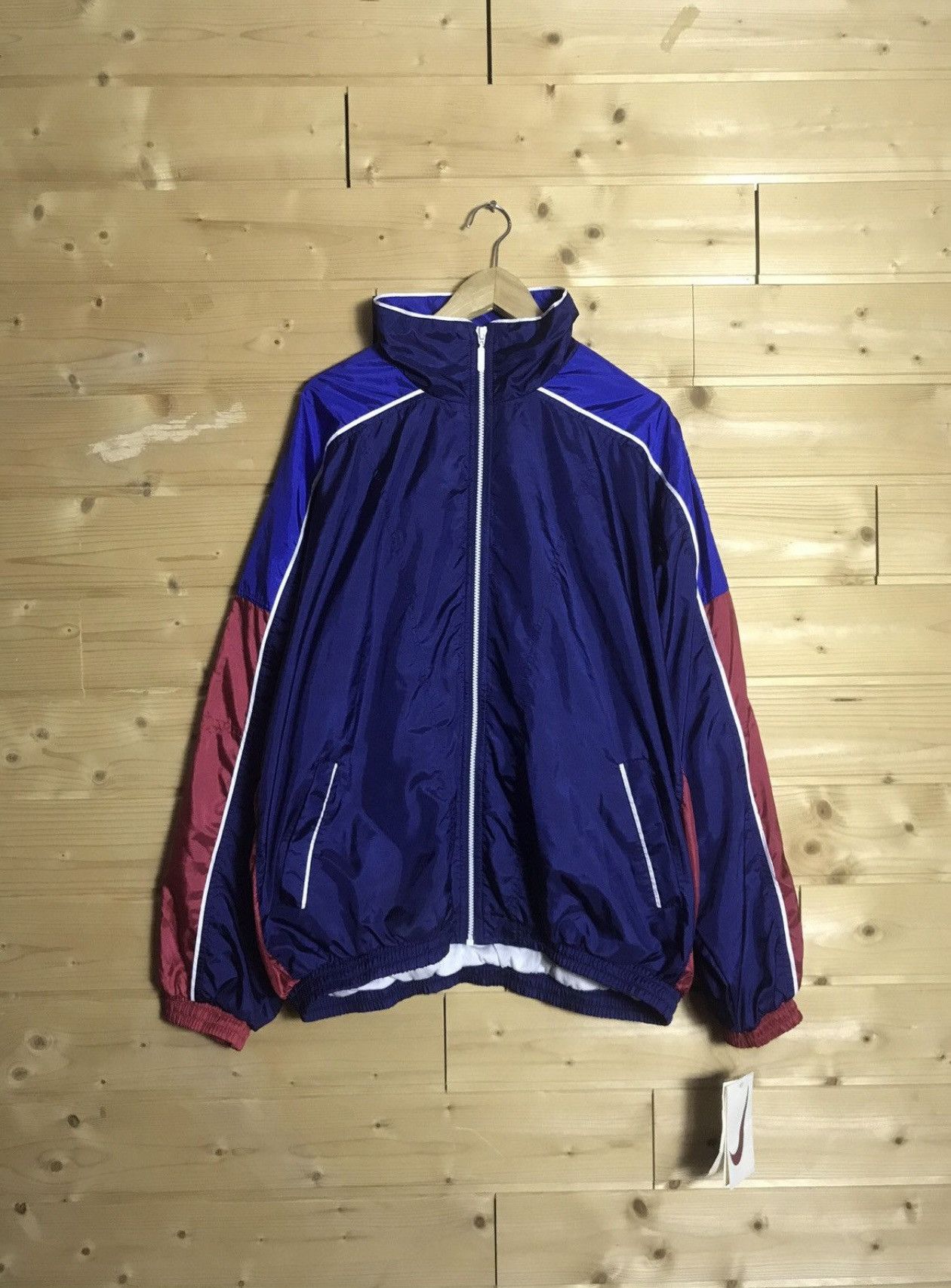 Nike Vintage 90s Nike light jacket with tag Size US XL / EU 56 / 4 - 2 Thumbnail