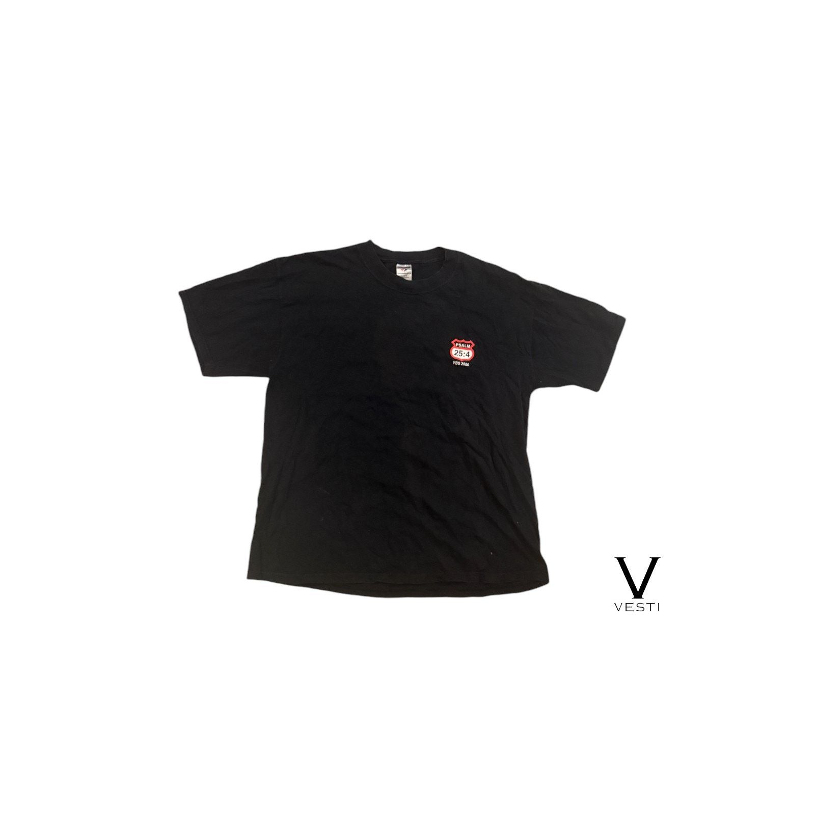 Jerzees Jerzees T Shirt Mens XL Black Cotton Crew Neck Size US XL / EU 56 / 4 - 1 Thumbnail