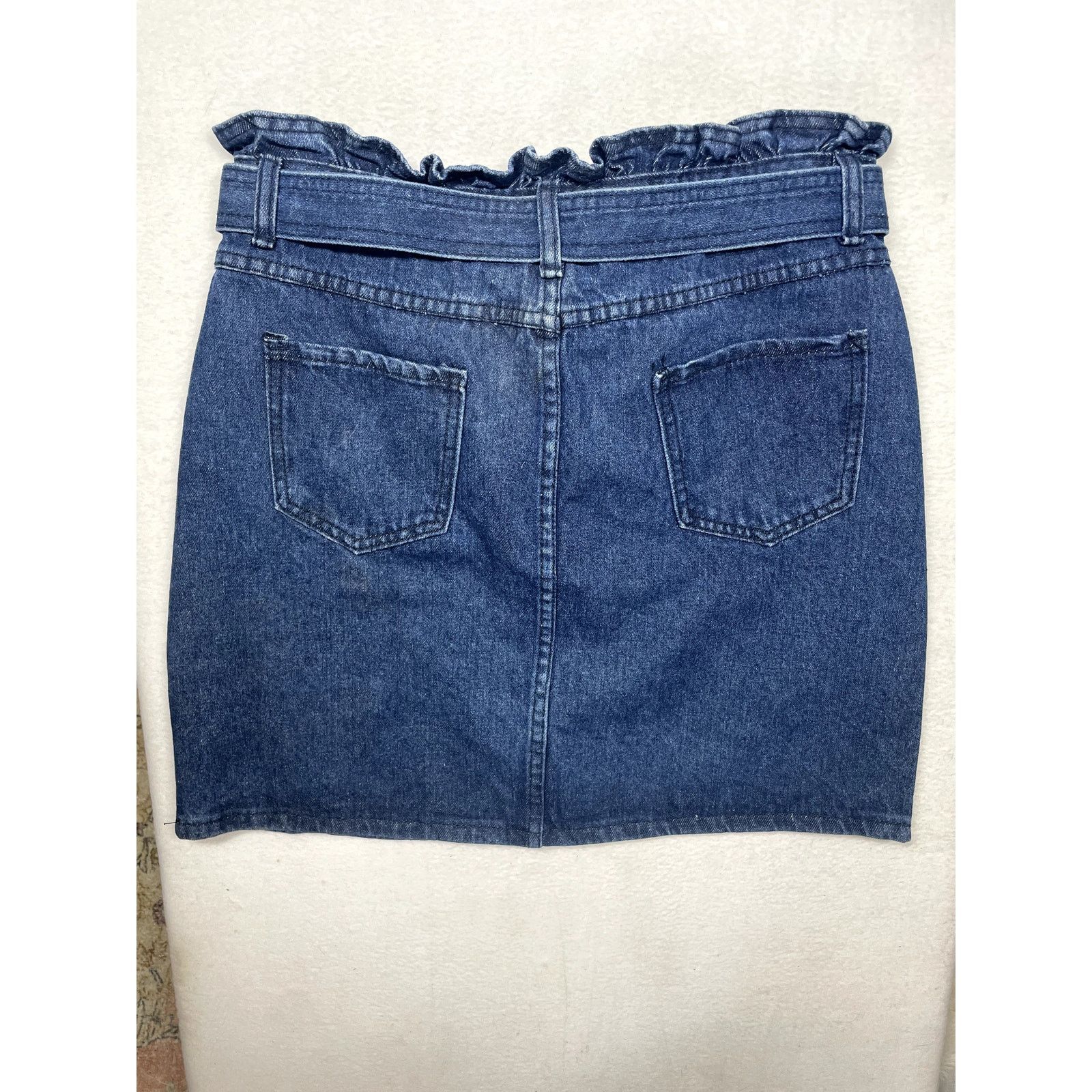 Other Molly Bracken Women’s Medium Paperbag Denim Skirt Size 32" / US 10 / IT 46 - 4 Thumbnail
