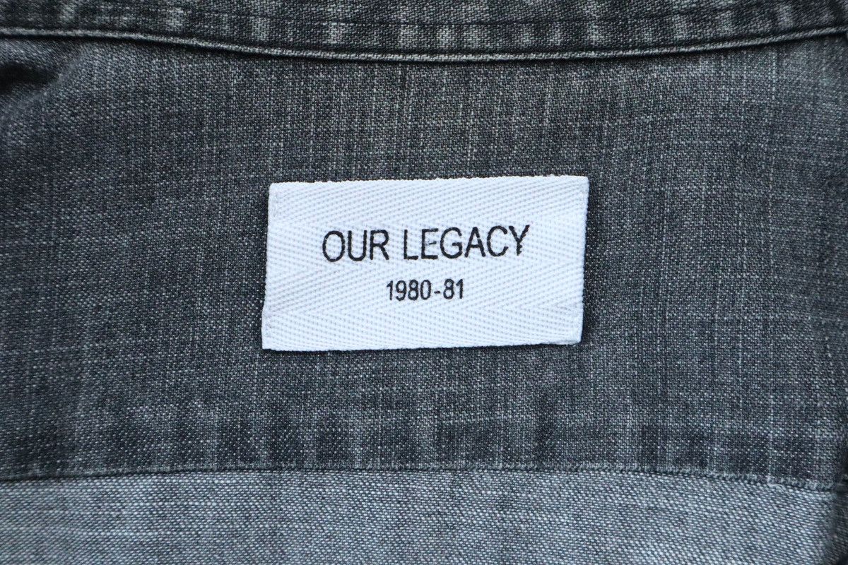 Our Legacy Our Legacy Grey Denim Shirt Size US S / EU 44-46 / 1 - 6 Thumbnail