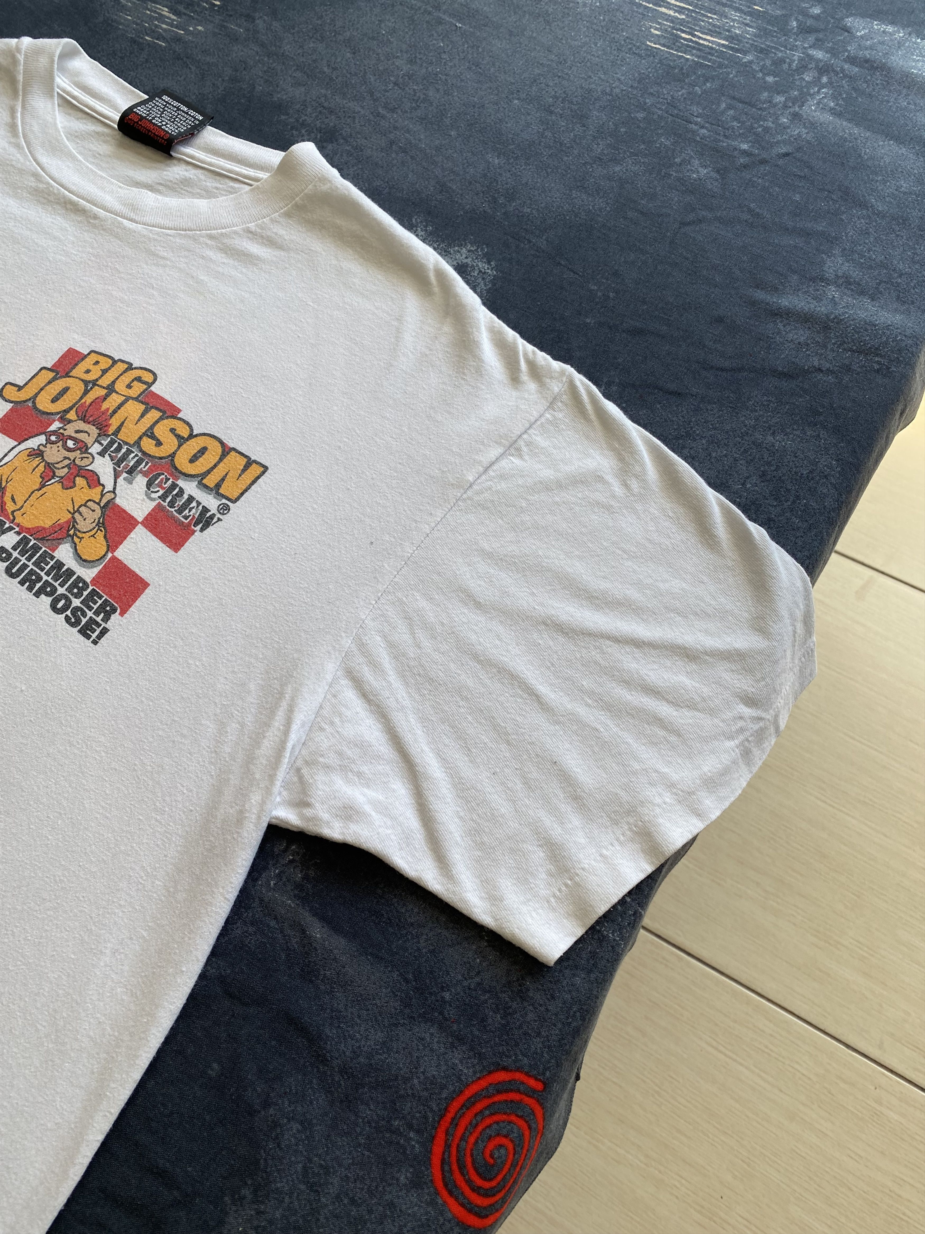 Vintage Big Johnson Vintage 1997 Racing Pit Stop Naughty Tee Size US L / EU 52-54 / 3 - 18 Thumbnail