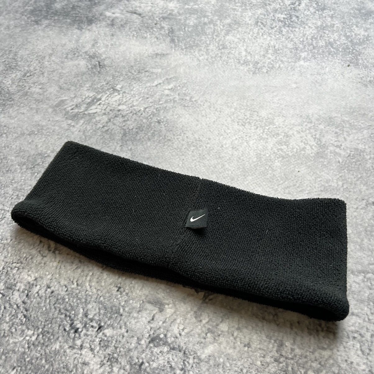Nike Nike Vintage Headband Swoosh Men's Black Polyester One Size Size ONE SIZE - 5 Thumbnail