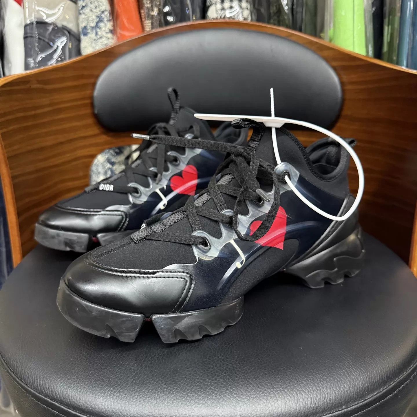Dior Dior D-Connect Black Heart Limited Edition Size US 8.5 / IT 38.5 - 1 Thumbnail