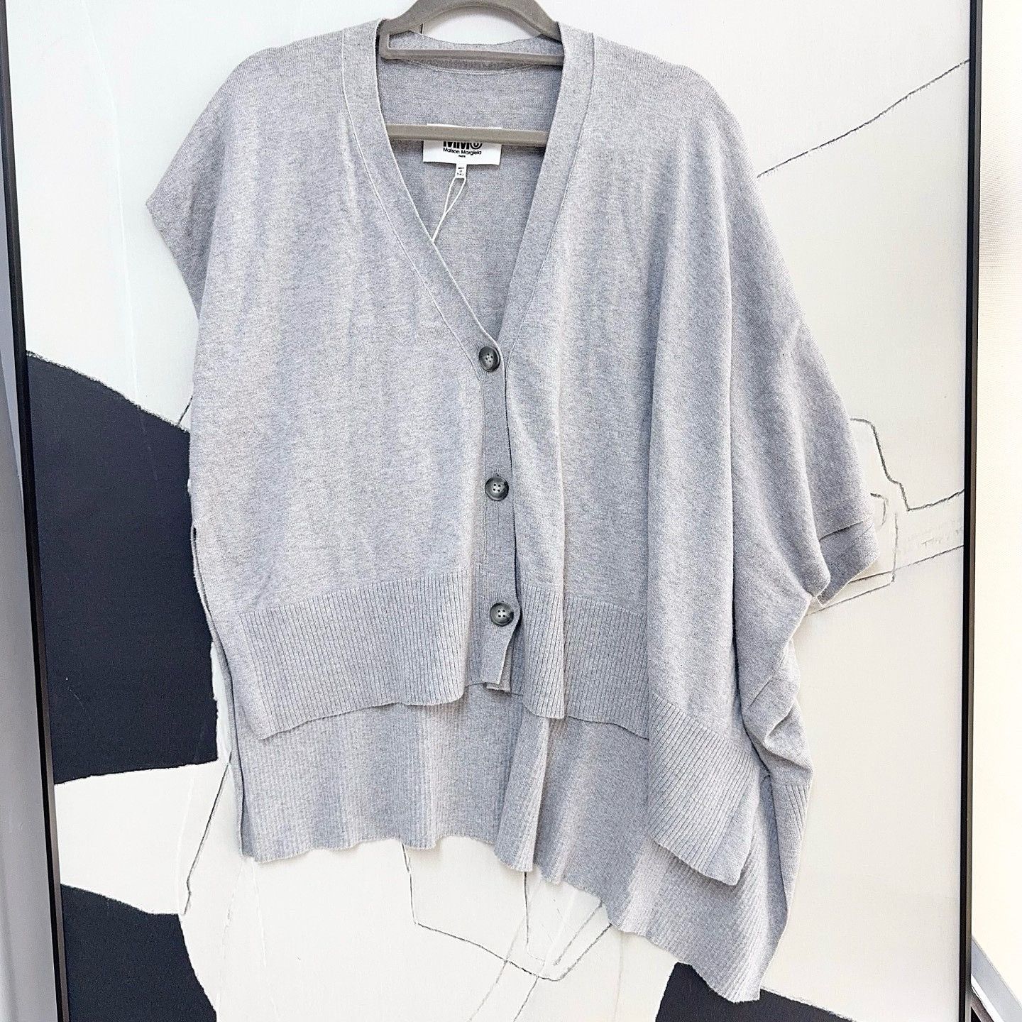 MM6 MM6 Maison Margiela Ribbed Knit Cardigan Size M Size M / US 6-8 / IT 42-44 - 1 Thumbnail