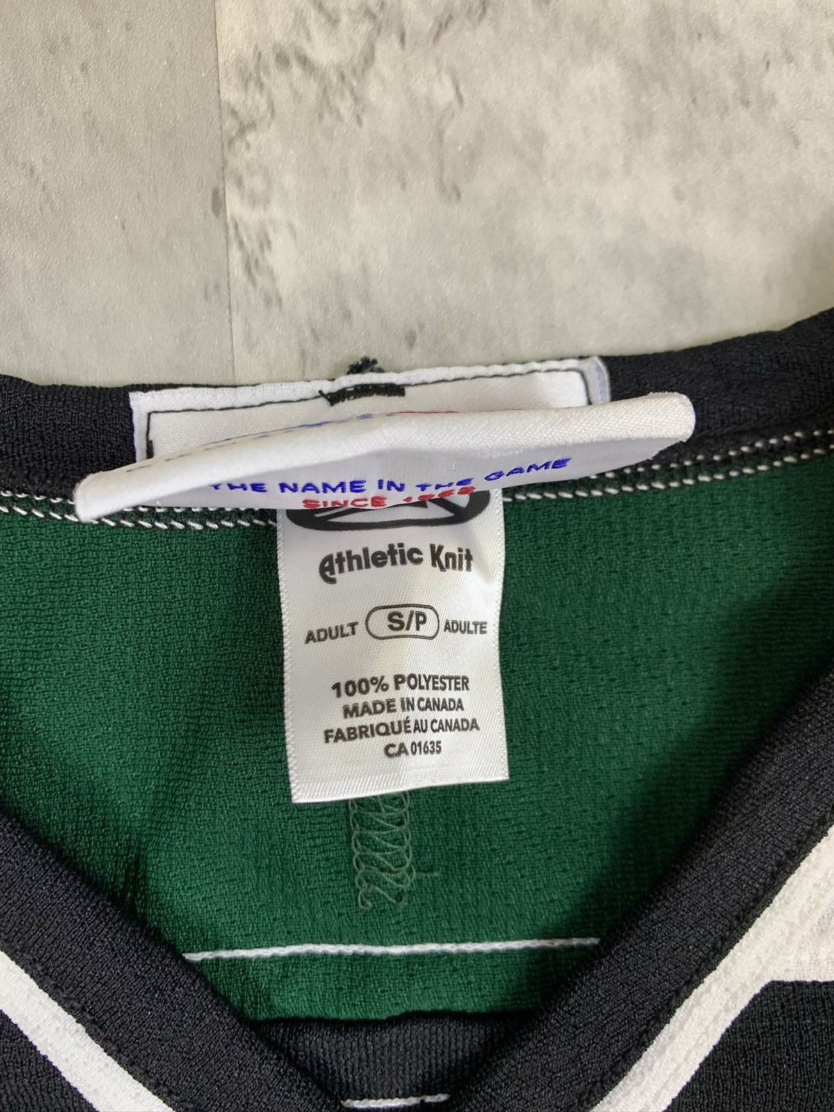 NHL Jameson Whiskey Hockey Jersey Green Black White Size US S / EU 44-46 / 1 - 4 Thumbnail