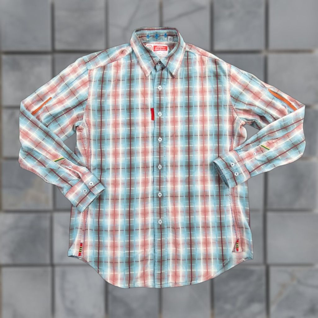 Robert Graham Robert Graham Check Button-Up Shirt Mens Medium Long Sleeve Multicolor Casual Outdoor Size US M / EU 48-50 / 2 - 1 Thumbnail