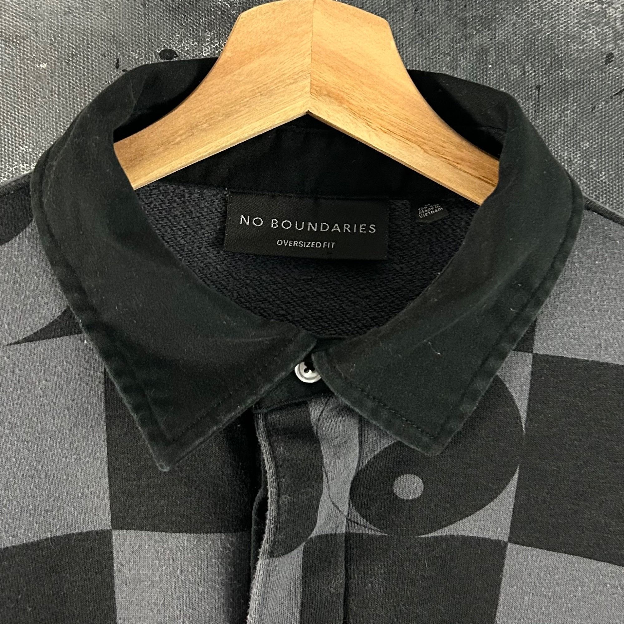 Vintage No Boundaries checkered yin yang rugby Size US L / EU 52-54 / 3 - 3 Thumbnail