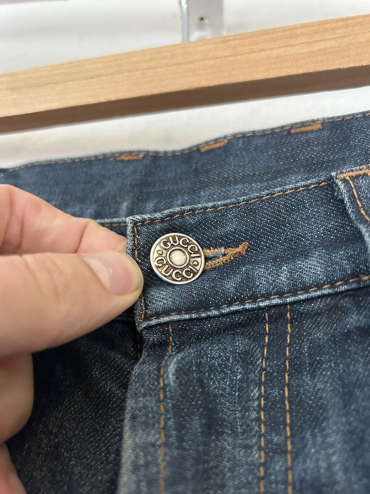 Gucci Gucci Blue Denim Jeans - Size 46 Size US 30 / EU 46 - 5 Thumbnail