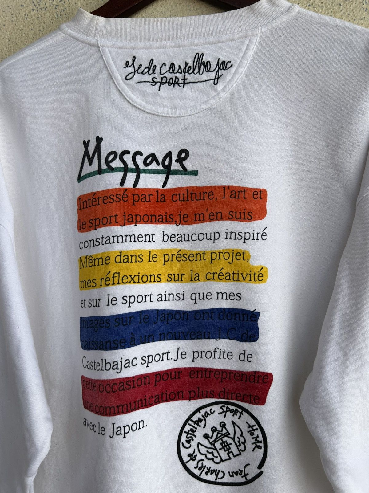 Jean Charles De Castelbajac Sport Is My Life Sweatshirt Size US L / EU 52-54 / 3 - 4 Thumbnail