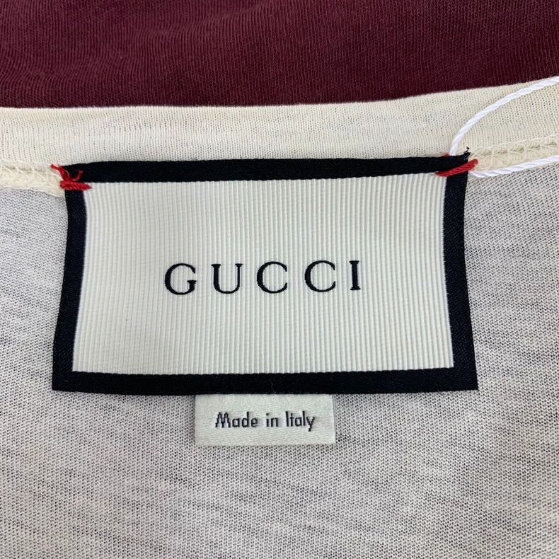 Gucci Gucci Color-blocking digital print rivet cotton round-neck Size US XL / EU 56 / 4 - 5 Thumbnail