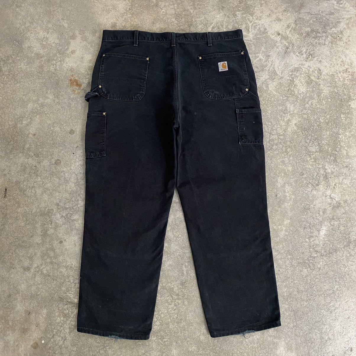Carhartt Vintage Carhartt Double Knee Black Carpenter Work Pants Size US 41 - 15 Thumbnail