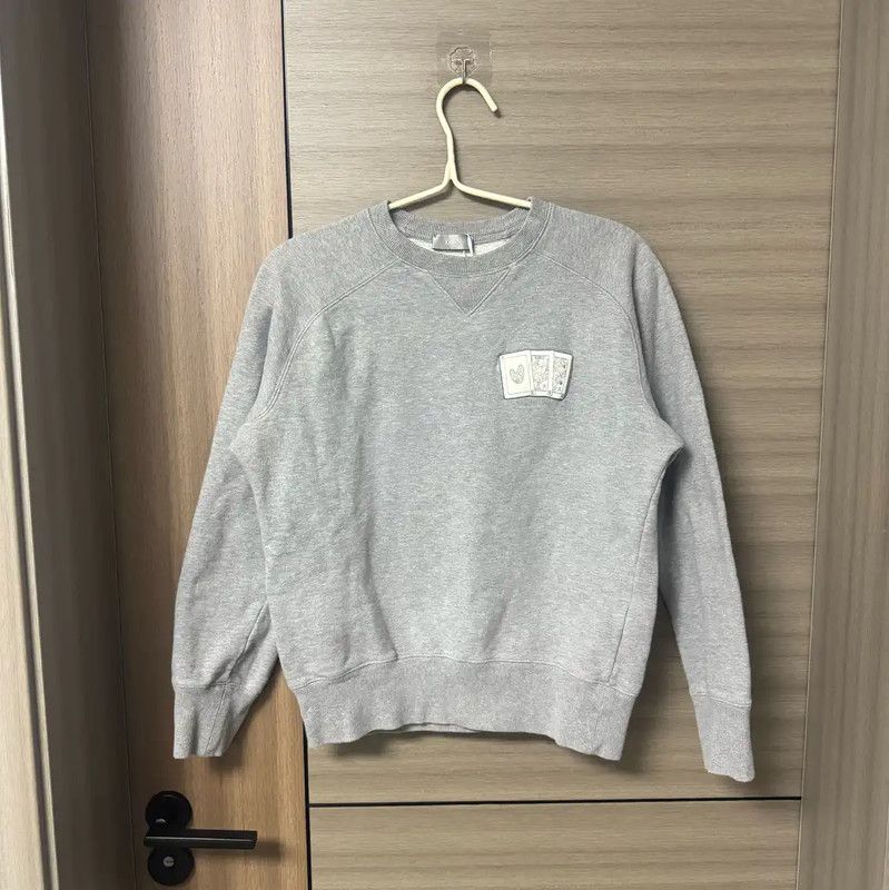 Dior Dior Women's XS Light Gray Cotton Sweatshirt 0089 Size XS / US 0-2 / IT 36-38 - 1 Thumbnail