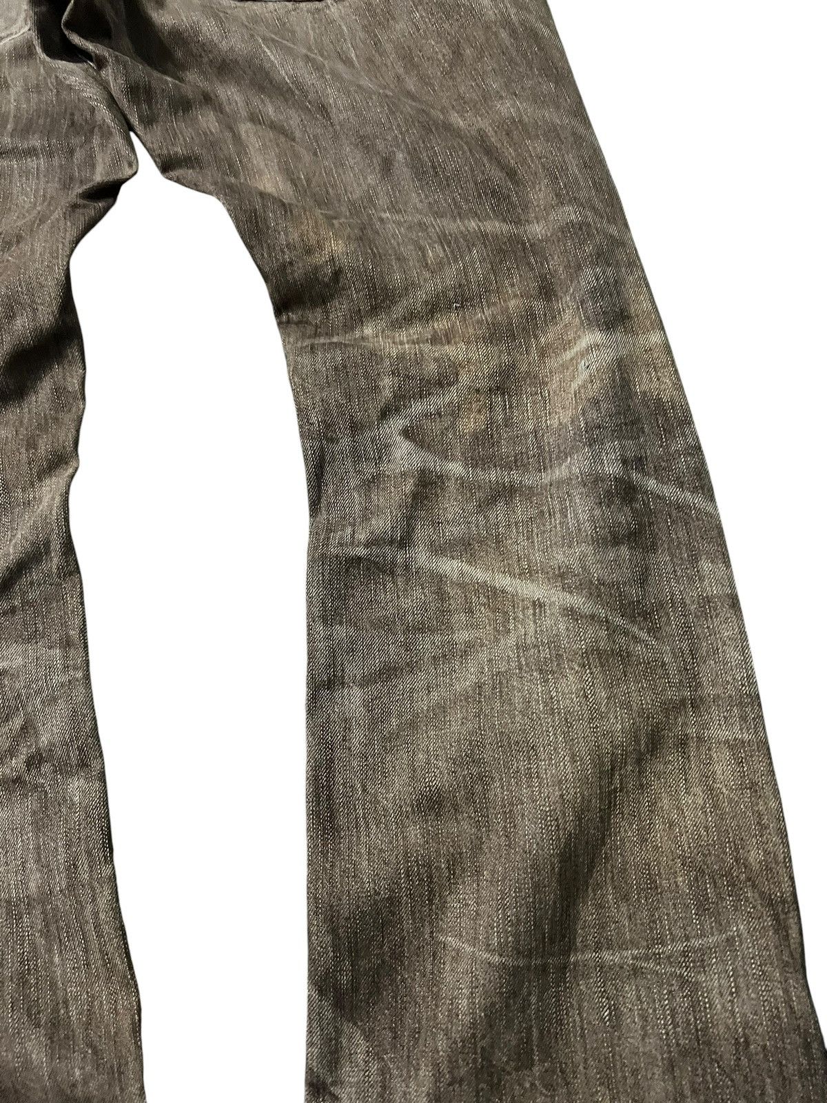 Kapital Vintage Edwin Brown 503 Clawmark Mud wash Jean Size US 31 - 12 Thumbnail