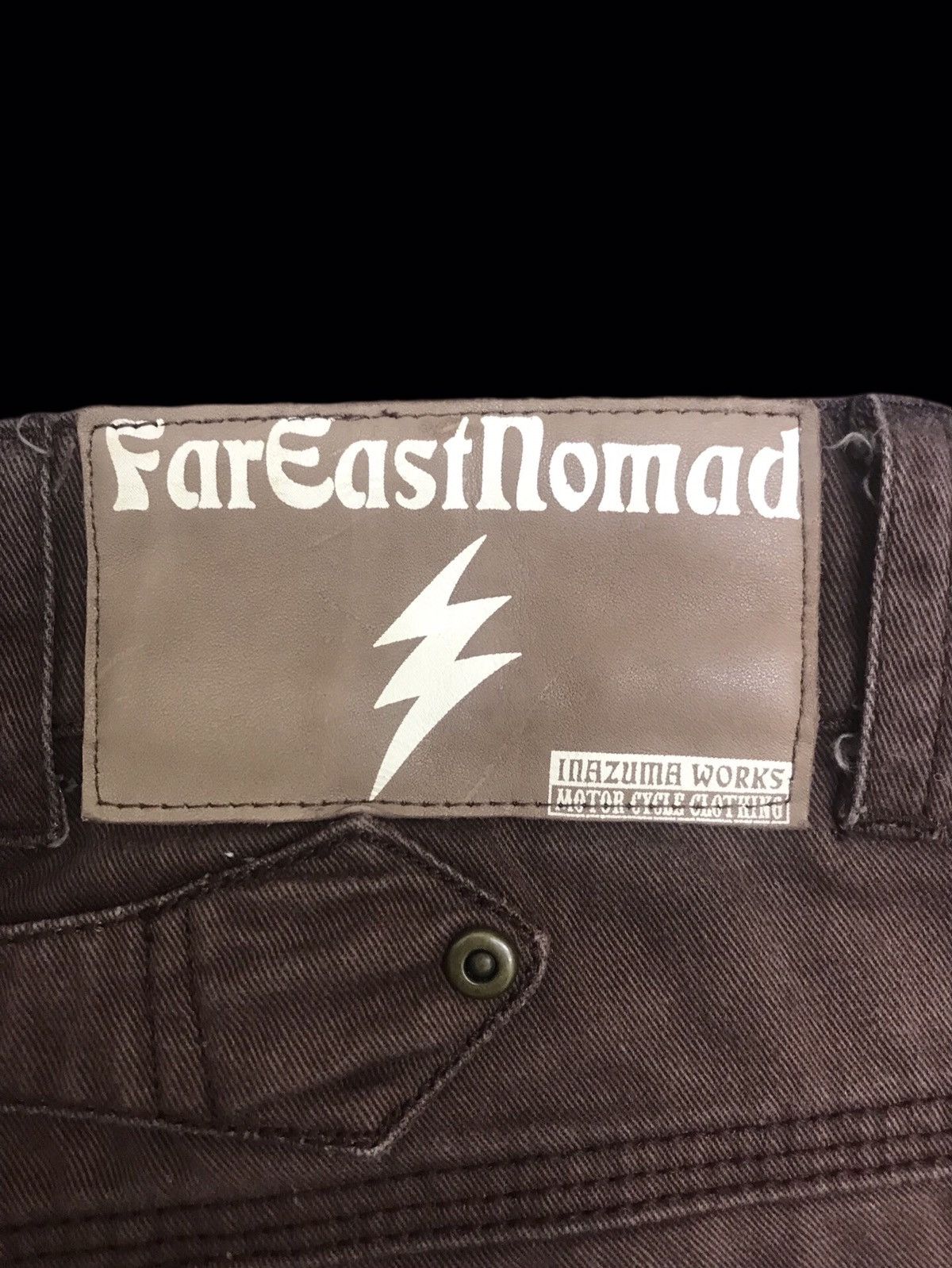 Japanese Brand 💥FLARE💥AIR FISH BIKER DOUBLE KNEE MULTIPOCKETS PANT F360 Size US 33 - 16 Thumbnail