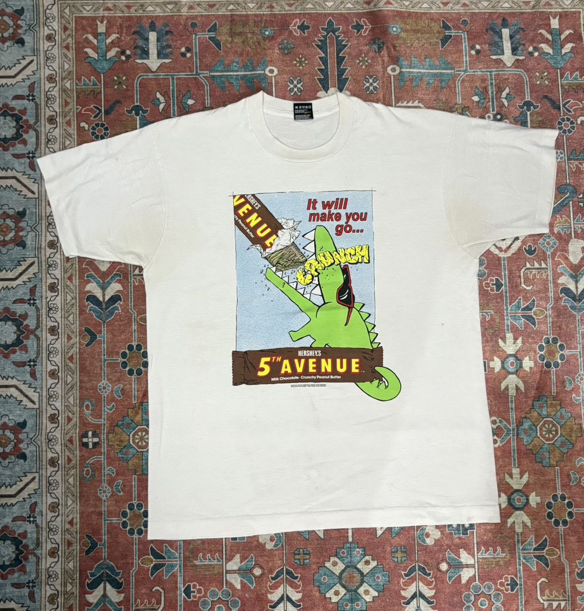 Fruit Of The Loom × Vintage Vintage 90s Hershey’s promo tee Size US XL / EU 56 / 4 - 1 Thumbnail