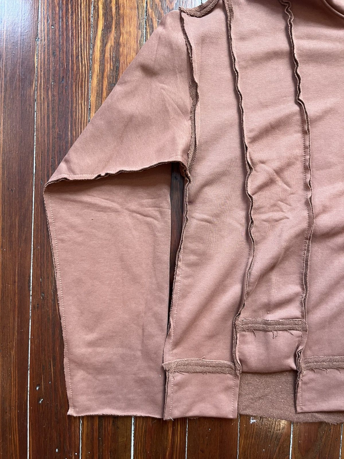 Other Brown Reconstructed Loose Fit Gold Zipper Long Sleeve Hoodie Size US L / EU 52-54 / 3 - 5 Thumbnail