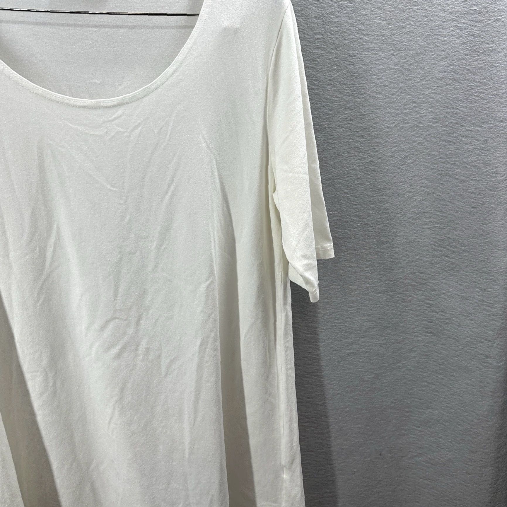 Vintage Bryn Walker Asymmetrical Tunic Blouse Womens XL White 3/4 Sleeve Casual Artsy Bohemian Size XL / US 12-14 / IT 48-50 - 3 Thumbnail