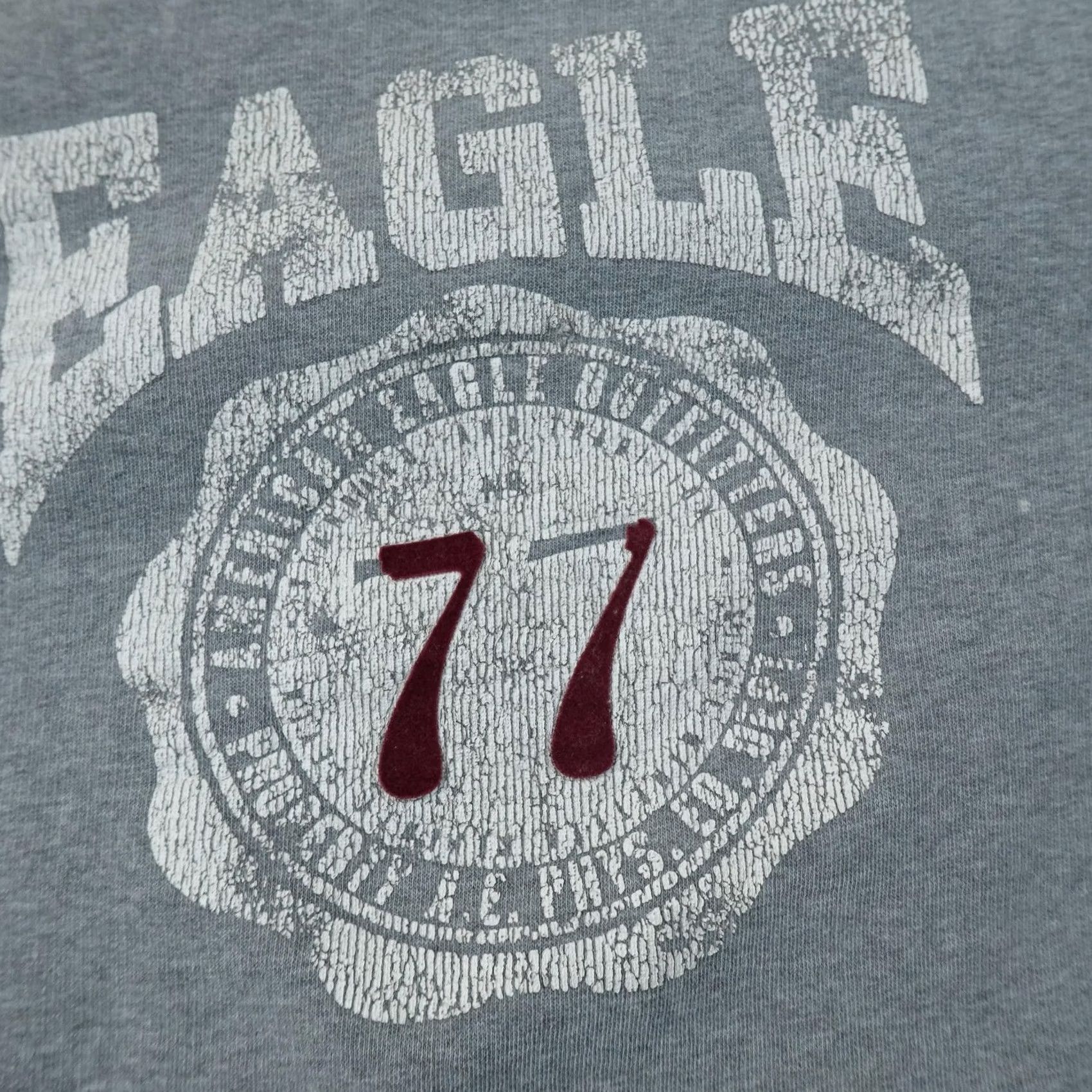 American Eagle Outfitters VINTAGE American Eagle Sweatshirt Womens 2XL Gray Logo Graphic Pullover Crew Neck Sweater Fleece Winter Size XXL / US 16-18 / IT 52-54 - 4 Thumbnail