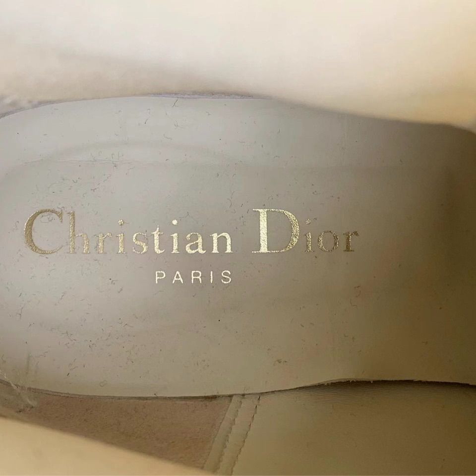 Dior Christian Dior White Leather Chelsea Boots With Chunky Sole Size US 7 / IT 37 - 6 Thumbnail