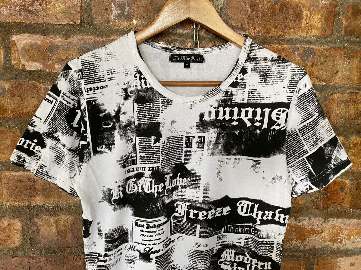 In The Attic Iconic Punk and Gothic Newspaper print tee Size US S / EU 44-46 / 1 - 3 Thumbnail