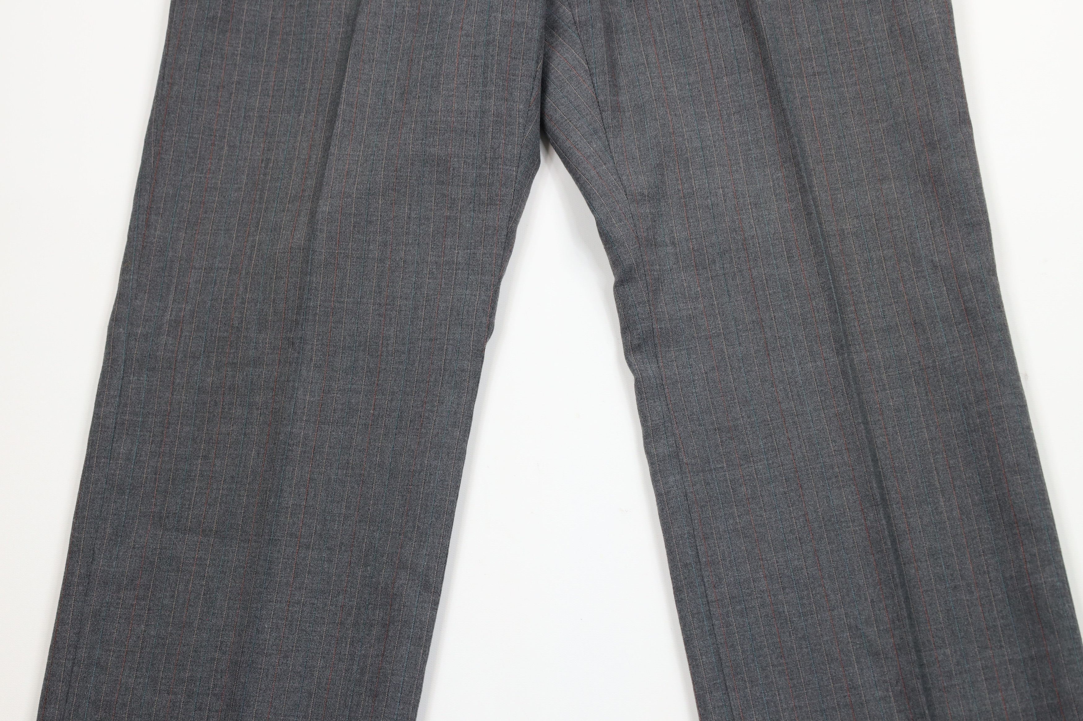 Vintage Vintage 70s Streetwear Rainbow Striped Wide Leg Chino Pants Size US 30 / EU 46 - 3 Thumbnail