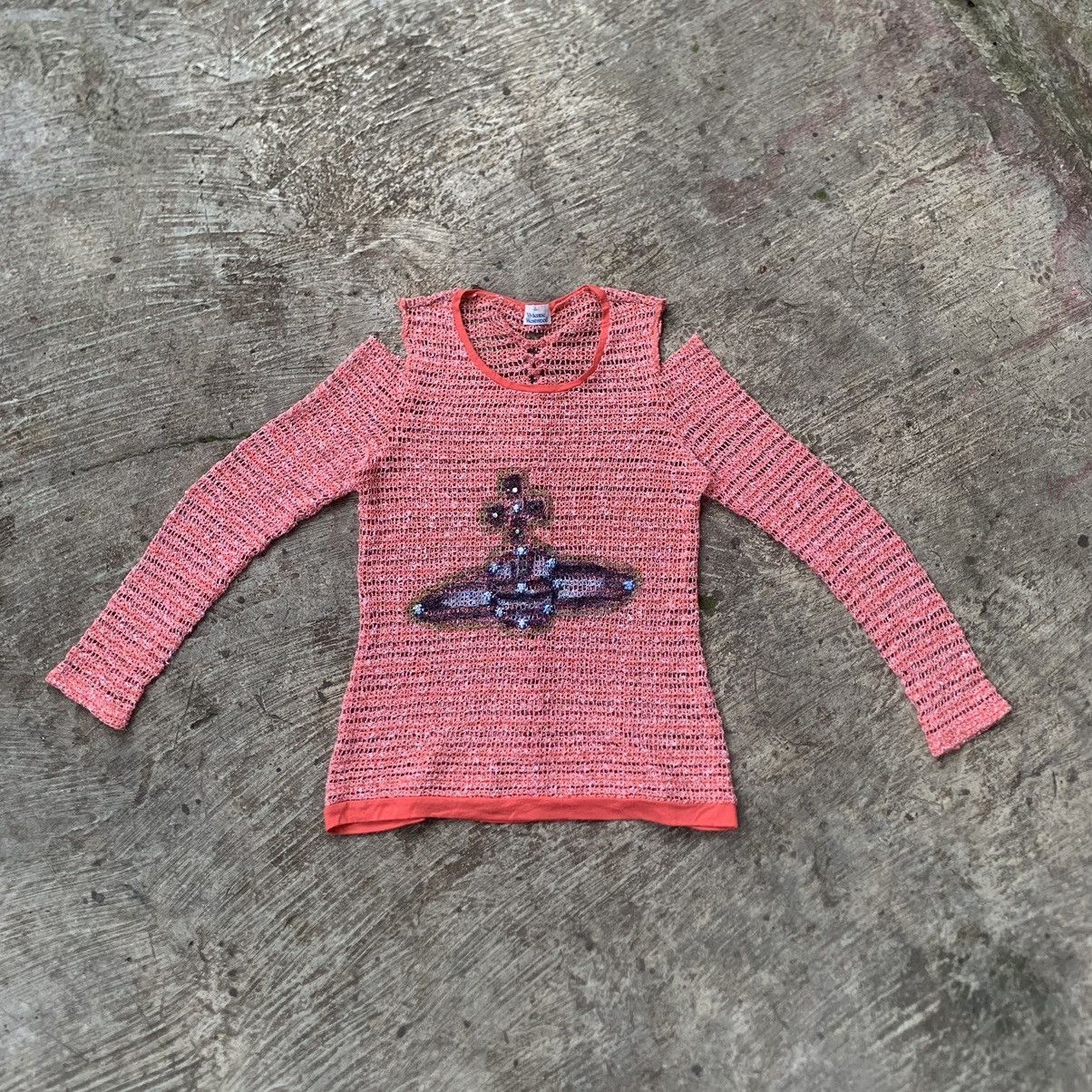 Vivienne Westwood Vintage Vivienne Westwood Fishnet Open Knitted Mesh Medium Size US M / EU 48-50 / 2 - 22 Thumbnail