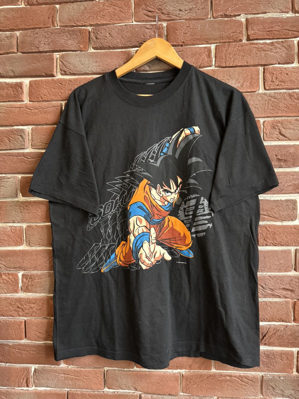 Anime Rare 90s Vintage Dragon Ball Son Goku Anime TShirt XL Size US XL / EU 56 / 4 - 1 Thumbnail