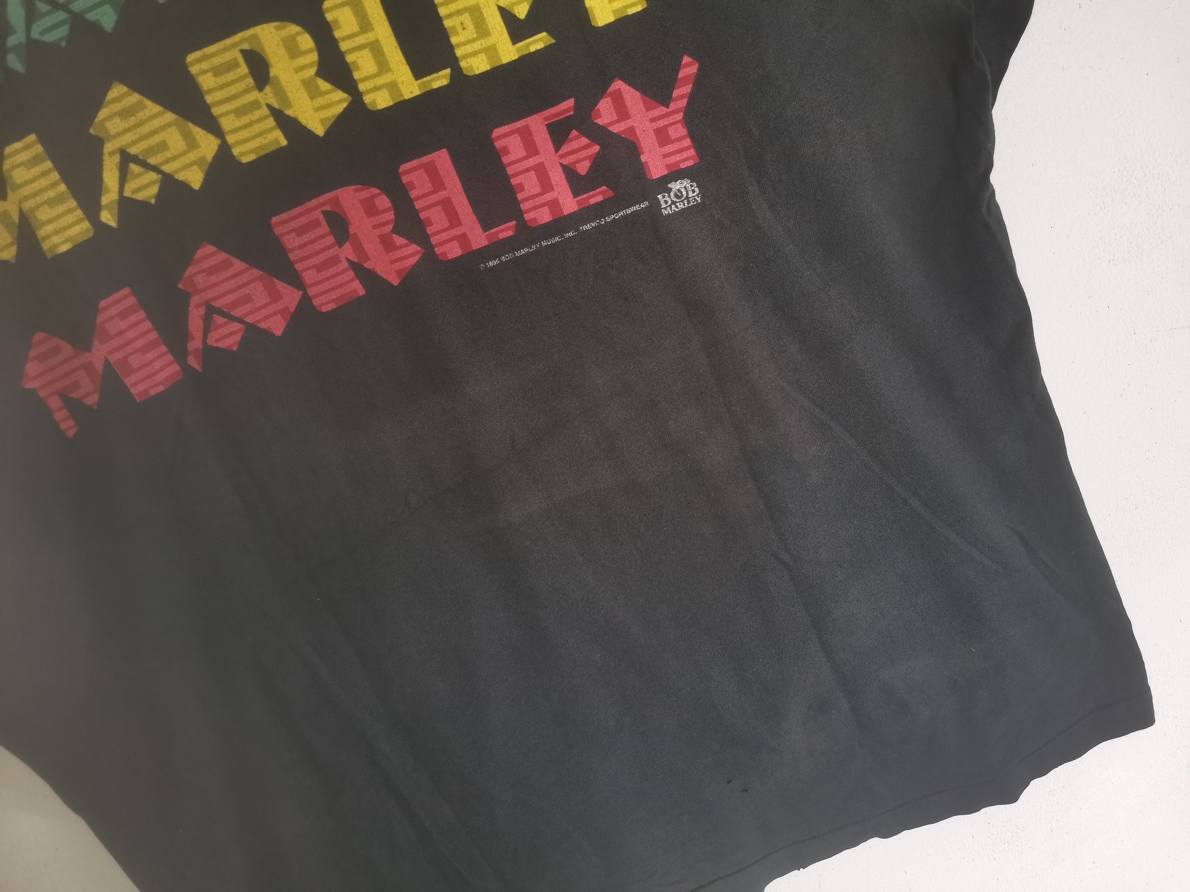 Bob Marley × Vintage Rare vintage Bob Marley t-shirt Size US XL / EU 56 / 4 - 6 Thumbnail