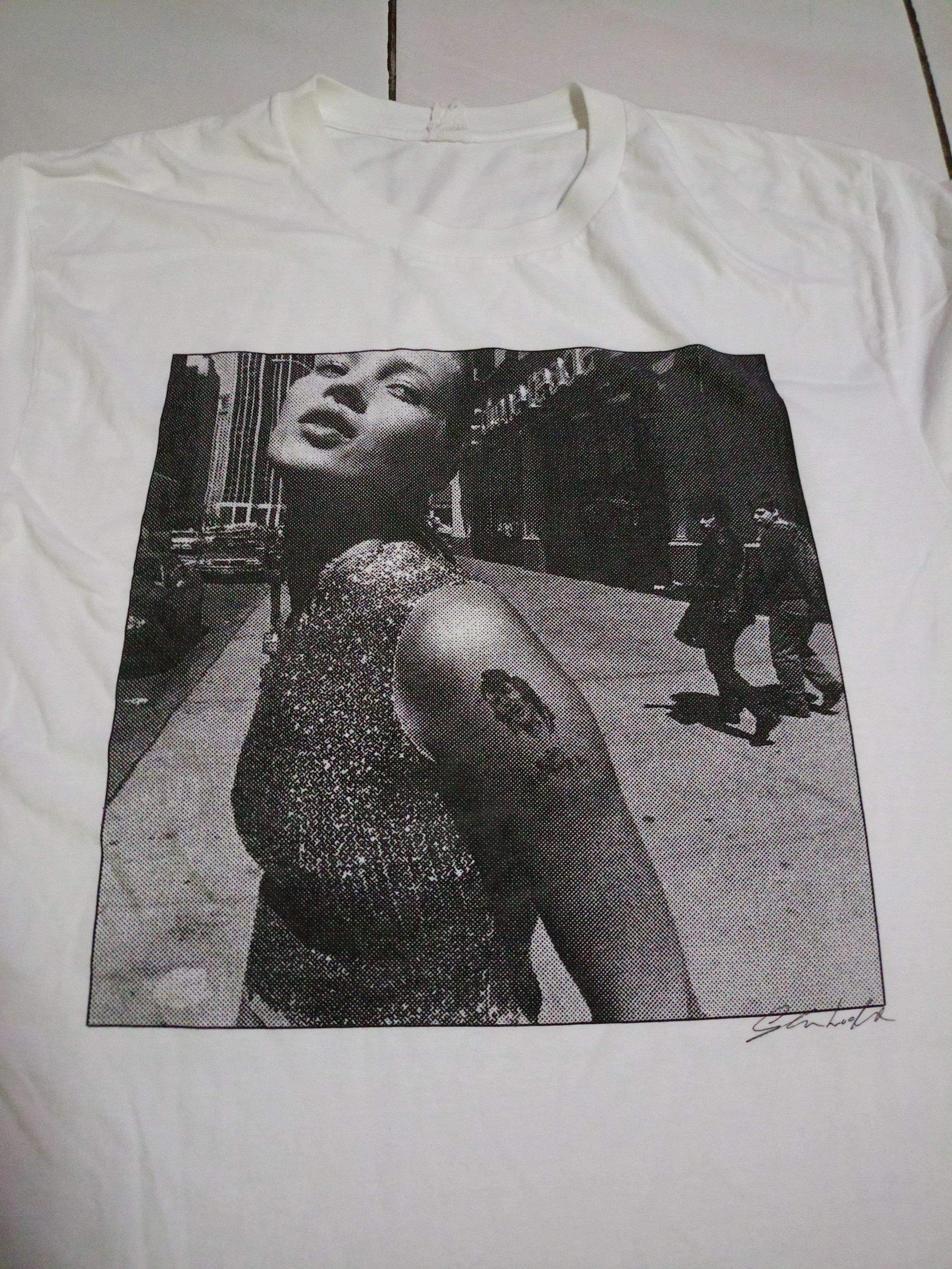 Vintage Vintage rare kate moss photo tee shirt/supermodel Size US M / EU 48-50 / 2 - 2 Thumbnail
