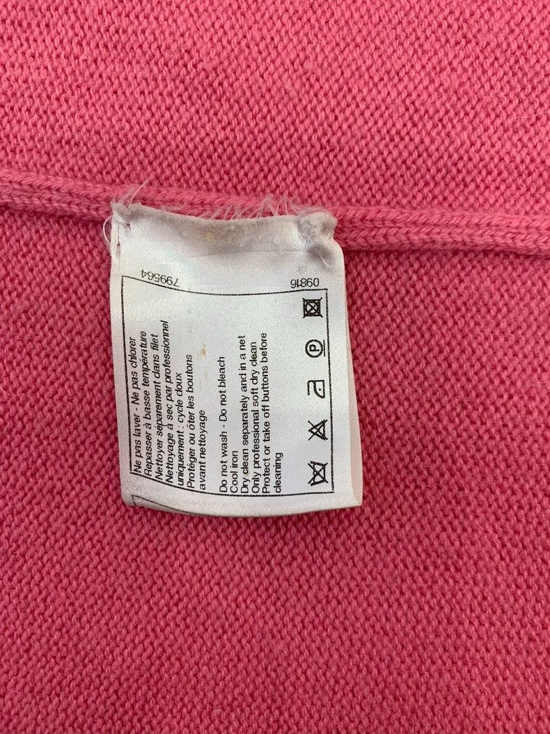Chanel Chanel Pink Wool Double C Cardigan Size XS / US 0-2 / IT 36-38 - 6 Thumbnail
